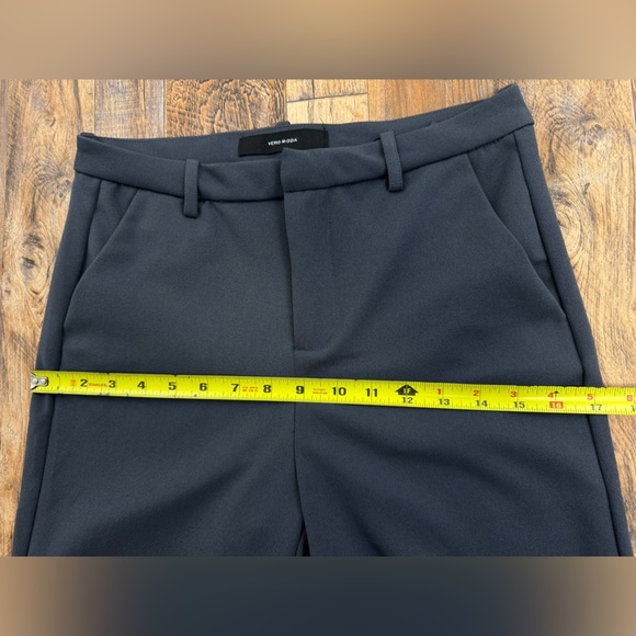 Vero Moda Women’s Slim Straight, Flat Front Dress Pants, Size M/30, Ombré Blue - Picture 5 of 13